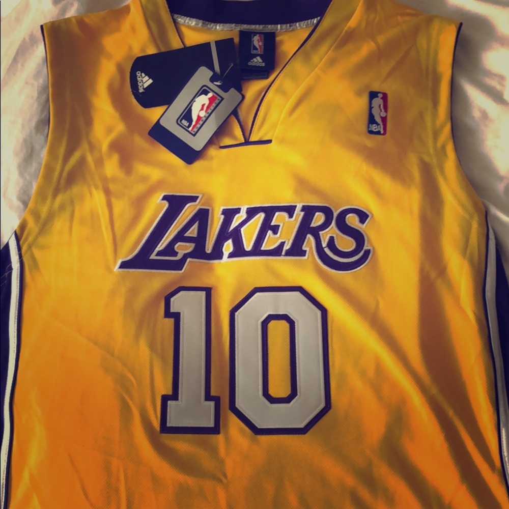 Authentic Adidas Lakers Steve Nash Jersey